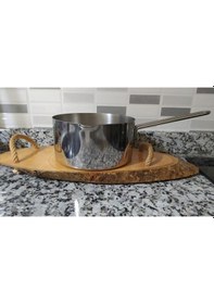 Resim Paslanmaz Çelik Kaçerola Sütlük ve Sosluk 14 Cm 600 Ml 