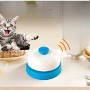 Resim 1 Adet Renkli Metal El Zili Mavi 