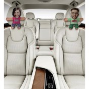 Resim Bk Gift Kişiye Özel Sevgililer 2’li Araç Koltuk Bebek Yastığı-1 