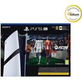 Resim Sony Playstation 5 Pro 2 TB + Ea Sports Fc26 Bilkom Garantili 