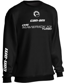 Resim Brp Can-Am Maverick X3 Ds Turbo Sweatshirt - Black / 2XL 