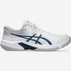 Resim Asics BEYOND FF Erkek Beyaz-Mavi Voleybol Ayakkabısı 1071A092-105 