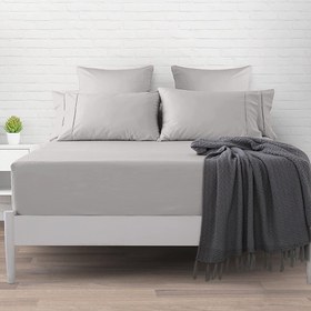 Resim Keep London Utupia Fitted Tek Kişilik Çarşaf Gri 