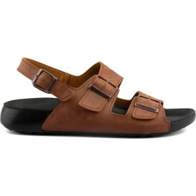 Resim Roy Jones Barcelona Urban Sandals Rahat Yumuşak Tabanlı Erkek Sandalet 