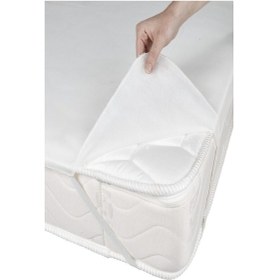 Resim Evony Tek Kişilik Alez 90x200 Cm Sıvı Geçirmez Köşe Lastikli Micro Beyaz 