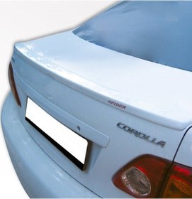 Resim Toyota Corolla Uyumlu Spoiler 2008 Ve Sonrası Bagaj Gt Beyaz Boyalı Drs 