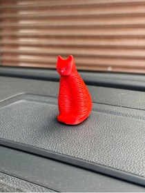 Resim 3dbaydesign Yeni Trend Sallanan Kedi Torpido Aksesuarı (kırmızı ) 