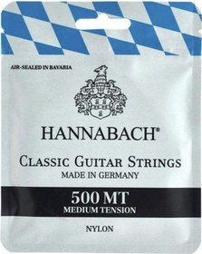 Resim Hannabach 500Mt Klasik Gitar Takım Tel 