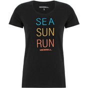 Resim Merrell Motto Kadın Siyah Tişört 