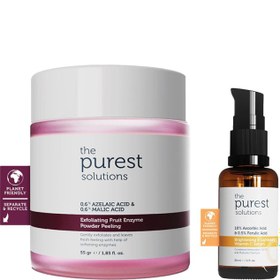 Resim The Purest Solutions Canlandırıcı ve Aydınlatma Etkili Peeling İçeren Cilt Bakım Seti 
