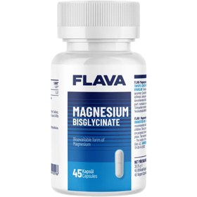 Resim FLAVA Magnesium Bisglycinat 45 Kapsül 