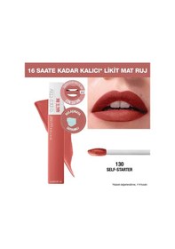 Resim Maybelline New York Super Stay Matte Ink Likit Mat Ruj 130 Self 