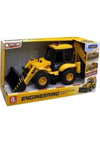 Resim Toysturka Sürtmeli Sesli ve Işıklı Buldozer Kepçe Oyuncak Iş Makinesi 