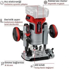 Resim Professional Akülü Dik Freze Tp-Ro 18 Li Bl-Solo Power X-Change (18 V, Li-Ion, 35 mm Hareket Mesafesi, Kömürsüz Motor, Paralel Kılavuz Dahil, Akü ve Şarj Cihazı Dahil Değildir) - 4350411 