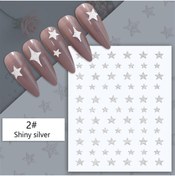 Resim NICOLE 3d Reflektif Efekt Nail Art Sticker Model - 10 (55881- 10) 