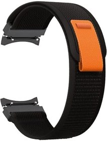 Resim Samsung Galaxy Watch 6 40/44mm - Watch 6 Classic 43/47mm Uyumlu Kavisli Tasarım Trail Saat Kordonu Siyah 