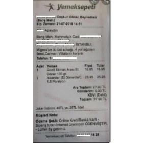 Resim JP-80H 80MM Termal Adisyon Makbuz ve Fiş Yazıcı 
