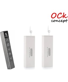Resim ock concept 2 Adet Cuppon Sp 22 Panjur Giyotin Pergola Alıcısı ve 1 Adet Stilo 5 Kanallı Grup Kumanda Seti 