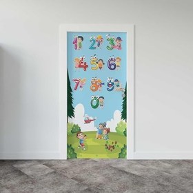 Resim Kapı Giydirme Kapı Sticker Folyosu Sayılar 