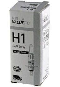 Resim Hella AMPUL H1 HALOJEN 24V 70W P14 5S DAF IRISBUS IVECO MAN MERCEDES-BENZ NEOPLAN RENAULT TRUCKS SCA 