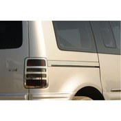 Resim Volkswagen Caddy Sürgülü Kapı Çıtası 2 Parça Paslanmaz Çelik 2003-2010 Modeller 