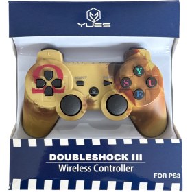 Resim YUES PS3 Kablosuz Joystick (Kamuflaj) – DualShock® Tarzı, Titreşim Destekli, Ergonomik Tasarım, USB Şarjlı 