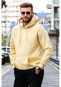 Resim Madmext Sarı Erkek Sweatshirt 5339 Sarı 