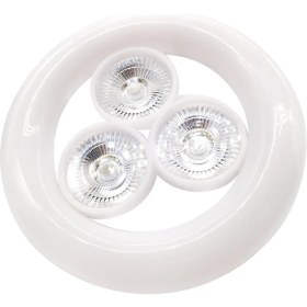 Resim Powermaster KK-901 E27 Duy 36 Watt Beyaz 3'lü Ufo LED Lamba 