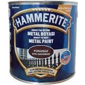 Resim Hammerite Metal Boyası Düz K.Kahverengi 0,75 Lt 