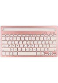Resim Zr206 Rose Gold K6100 Kablosuz Klavye Tdrtr 