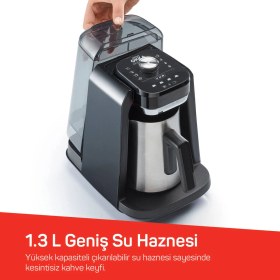Resim Arzum Okka Rich Pro Plus | Su Hazneli Türk Kahvesi Makinesi - Krom | OK0036-0500 