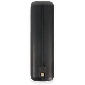 Resim Coverzone Yosonda Led Ekranlı 20000mAh Powerbank 4in1 Dahili Micro USB, Type-C, Lightning ve USB-A kablosu YXD-A67 (Siyah - YXD-A67) 