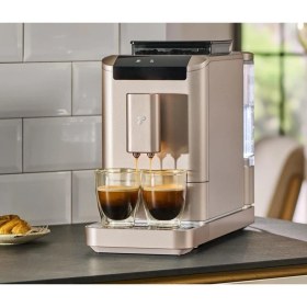 Resim Tchibo »esperto2 Caffè« Tchibo Tam Otomatik Kahve Makinesi, Metalik Kum 