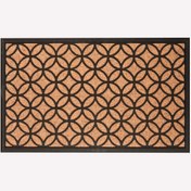 Resim Ekol Bali Dikdörtgen 45x75 cm Koko-Pvc Paspas Kahve-Siyah 