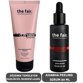 Resim the fair. Ahabha Peeling Serum 30 ML + Creamy Kaolin Gözenek Temizleyici Kil Maskesi 100 ML 