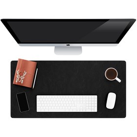 Resim Modica Siyah Hakiki Deri Masa Matı Oyuncu Mouse Pad Oyuncu Laptop Bilgisayar Masa Matı75x35 Cm | Hobart 