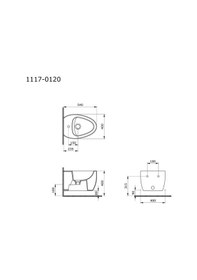 Resim Bocchi - Etna Asma Bide Parlak Siyah Outlet - 1117-005-0120- Siyah 