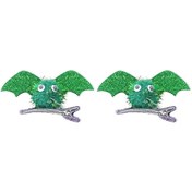 Resim Sones 1 Çift Cadılar Bayramı Yarasa Saç Tokası Çocuk Kostümü Başlığı Yeşil 3+ 