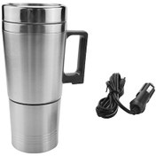 Resim Araba Isıtma Su Isıtıcısı, Basit 12v 300ml Taşınabilir Araba İçi Kahve Makinesi 