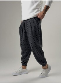 Resim Desenli Erkek Pileli Yarım Şalvar Coc2574 Desenli 