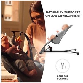 Resim Kinderkraft Doğumdan Itibaren Ana Kucağı, 0-9 Kg Yeni Doğan Bebekler Için Ana Kucağı, Oyuncak Barı, Ayarlanabilir Koltuk, Yumuşak Malzeme, Iskandinav Tasarımı, Kaymaz Parçalar 