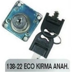 Resim Uğur Uğur Çekmece Kilidi 138 D19 H22 Kırma Anahtar Gri 