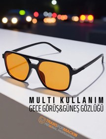Resim Transformacion Gece Sürüş Görüş Parlama Önleyici Gece Gözlüğü Sis Far Işık Önleyici Anti-Fog Gözlük 721896 