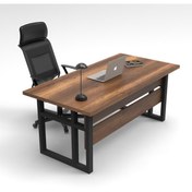 Resim Yurudesign Marken A Ofis Çalışma Masası Metal Ayaklı Barok 180cm*90cm 