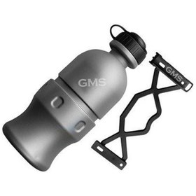 Resim Bisiklet Suluk Kafes + Matara Yerli Gri-Siyah Gri - Siyah 