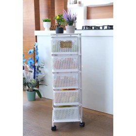 Resim 5 Katlı Metal Açılır Kapanır Kare Sebzelik 