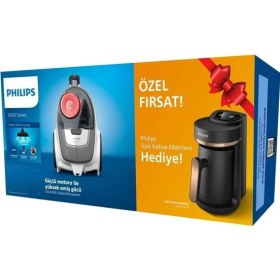Resim Philips XB2142/09 Süpürge ve HDA150/61 Kahve Makinası 