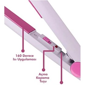 Resim Dempower Mini Saç Düzleştirici Seyahat Tipi (Beyaz) 