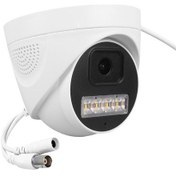 Resim Plato Pl-29099 5mp 2.8mm 4 Warmled Fullcolor Plastik Kasa Ahd Analog Dome Güvenlik Kamerası 