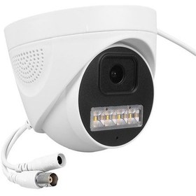 Resim Plato Pl-29099 5mp 2.8mm 4 Warmled Fullcolor Plastik Kasa Ahd Analog Dome Güvenlik Kamerası 